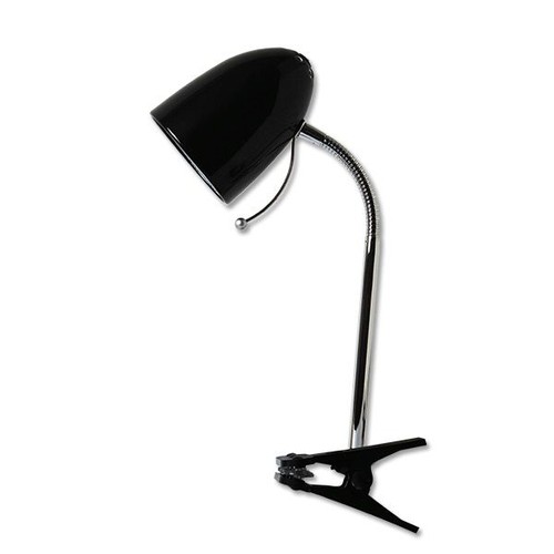 Aigostar klemme lampe med flex-arm til E27, 230V (H 350 mm) i sort