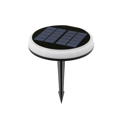 RESTSALG - Solar Lawn Solcelle Lampe Med CCT LED Lys IP65 - Sort