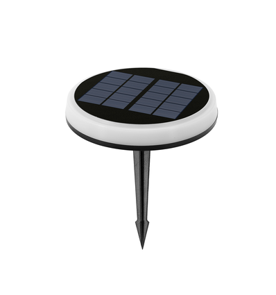 RESTSALG - Solar Lawn Solcelle Lampe Med CCT LED Lys IP65 - Sort