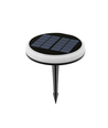 RESTSALG - Solar Lawn Solcelle Lampe Med CCT LED Lys IP65 - Sort