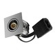 AD10 Indbygningsspot 65mm 230V GU10 Firkantet Børstet Alu