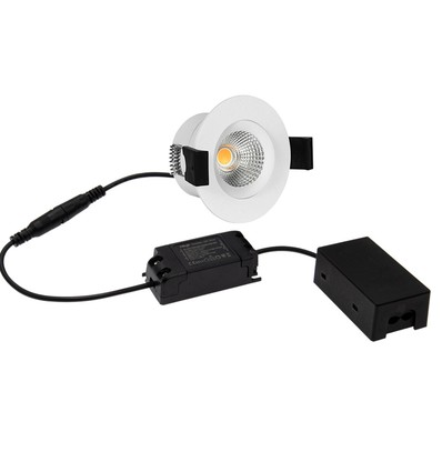 HiluX D3 Tilt360 LED Indbygningsspot 6W i 2700K, Ra97, Dim - Hvid