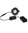 HiluX D3 Tilt360 LED Indbygningsspot 6W i 3000K, Ra97, Dim - Sort