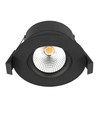 HiluX D3 Tilt360 LED Indbygningsspot 6W i 3000K, Ra97, Dim - Sort