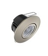 Outlet: HiluX D6 FULL SPECTRUM LED Spot i 2700K 6W 520Lm Ra99 Dim - Børstet