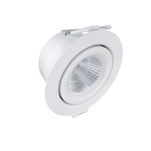 EVA 3 LED Spot 4W i 2700K, 410Lm, Ra97, Dæmpbar, IP54 - Hvid (inde/Udendørs)