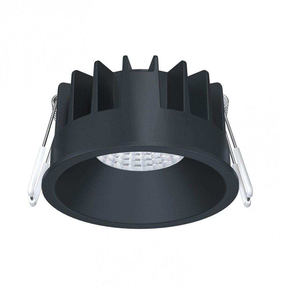 D7 LED Indbygningsspot 7W, 2700K, 630Lm, Ra97 i Sort (inde/Ude)