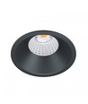 D7 LED Indbygningsspot 7W, 2700K, 630Lm, Ra97 i Sort (inde/Ude)