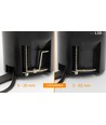 10 x Hilux D10 Spot i Hvid - inkl. Dæmpbar GU10 LED 6W i 3000K - 38°