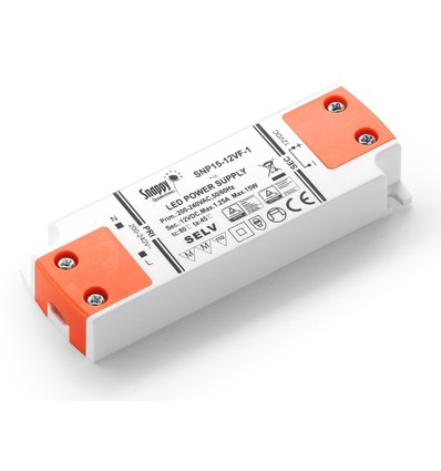 230V Kvalitets LED Driver 12V DC - Stabil 0-15W