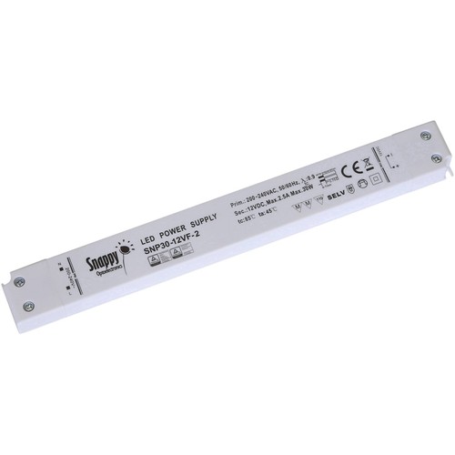 Kvalitets 12V Slim LED Driver 30W - Snappy