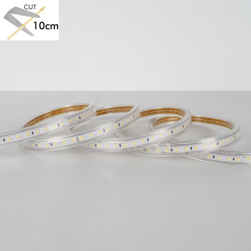 5 m . CUT10 LED Strip Til 230V i 6500K, 10W/m, Dim, IP67