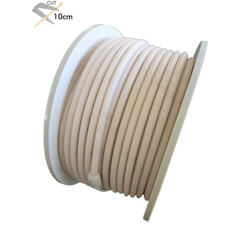 CUT10 Flex COB LED Strip Til 230V i 3000K, 11,5W/m, Dim, IP67 - 100 Meter