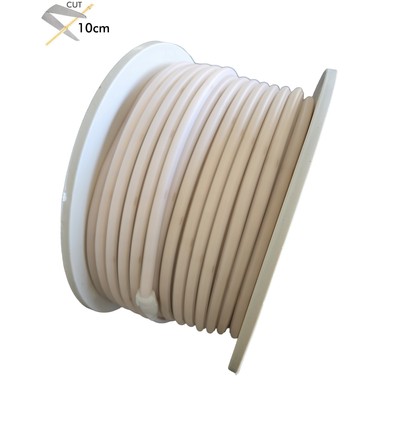 CUT10 Flex COB LED Strip Til 230V i 3000K, 11,5W/m, Dim, IP67 - 100 Meter