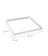 Smart Click Påbygningsramme (H 44mm) Til 60x60 LED Paneler