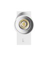 Squalla Variosa Flexi Switch GU10 - væglampe uden lyskilde, 230V, IP20, 55x100x410mm, hvid, rund