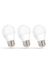 Spectrum 3-pak E27, 6W LED pære - G45, Varm Hvid, 230V