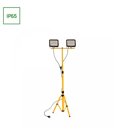 Tripod Stativ - Noctis, 2x50W, Neutral hvid, 230V, 110°, IP66, 205x170x30mm, 2100mm kabel, Spectrum