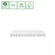 12W GRID S skinnespot til System Shift 48V - 48V, CCT, RA90, UGR19, 35-40°, 5 års garanti