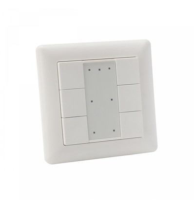 DALI kontrolpanel til skinnespot - hvid, uden lyskilde, 1F2W