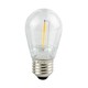 Filament ST45 LED Pære E27 På 1W i 2700K - Klar