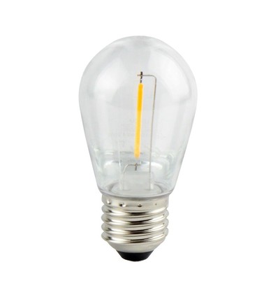 Filament ST45 LED Pære E27 På 1W i 2700K - Klar