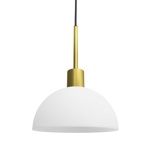 Herstal Vienda Pendel Lampe E14 i Messing/Opal Glas