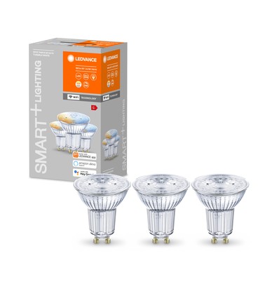 LEDVANCE SMART+ WiFi GU10 LED Pære 4,9W i CCT (3-Pak)