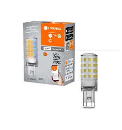 LEDVANCE SMART+ WiFi G9 LED Pære 3,5W i CCT 2700K-6500K