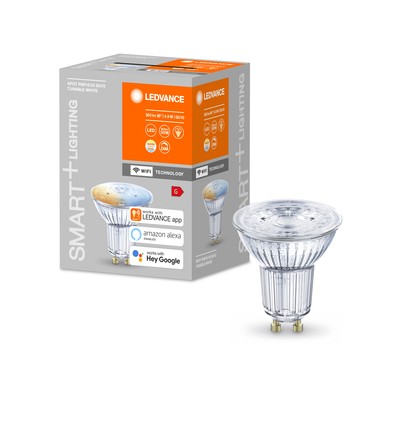 LEDVANCE SMART+ WiFi GU10 LED Pære 4,9W i CCT 2700K-6500K