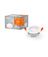 LEDVANCE SMART+ WiFi LED Indbygningsspot Ø86, 4,5W i RGB+CCT