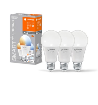 LEDVANCE SMART+ WiFi E27 Mat LED Pære 14W i CCT (3-Pak)