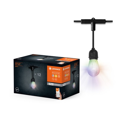 LEDVANCE SMART+ WiFi LED Party Lyskæde 4,5W i RGBW IP44 - 7,5M