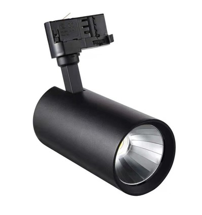 Outlet: LEDlife sort skinnespot 24W - Flicker free, 125lm/w, 3-faset