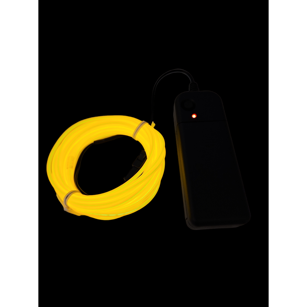Outlet: LED NEON Lednings Strip På 3 Meter i Gul (Lys + Effekt)