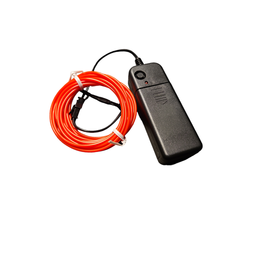 Outlet: LED NEON Lednings Strip På 3 Meter i Rød (Lys + Effekt)