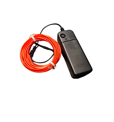 Outlet: LED NEON Lednings Strip På 3 Meter i Rød (Lys + Effekt)