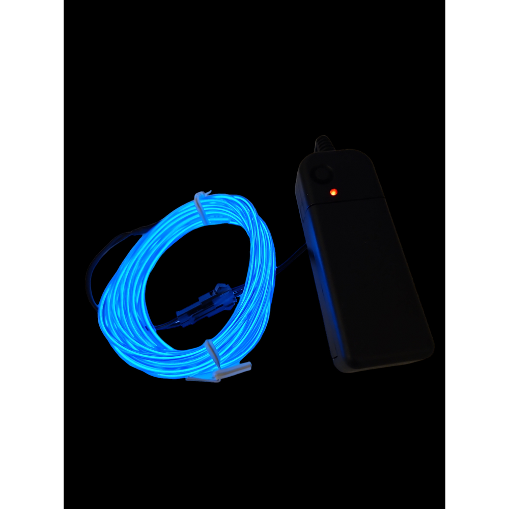 Outlet: LED NEON Lednings Strip På 3 Meter i Blå (Lys + Effekt)