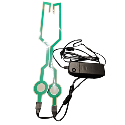 Outlet: Styrthjelm Strips i Grøn LED Lys og Blinkende Effekt