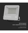 V-Tac 100W LED projektør, 135lm/W - Samsung LED chip, arbejdslampe, 1m ledning, udendørs