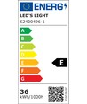 High-Lumen LED Armatur På 36W i 4000K, IP40, 230V - 120 cm.