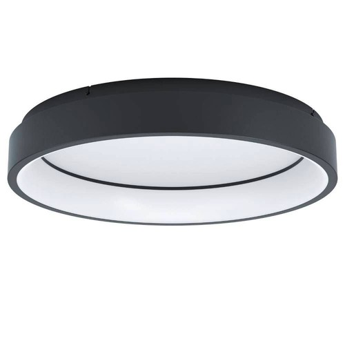 EGLO MARGHERA Zigbee LED Loftlampe 26W, Ø600 i RGB+CCT - Sort/Hvid