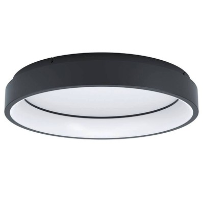 EGLO MARGHERA Zigbee LED Loftlampe 26W, Ø600 i RGB+CCT - Sort/Hvid