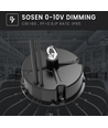 100W Solara LED high bay - 190lm/w, IP65, Sosen driver, 0-10V dæmpbar, 5 års garanti