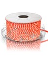 Rød LED Strip - 50m, 230V, 8mm, 7W/m