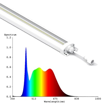 LEDlife 50W Philips LED vækstarmatur - 112,5 cm, RA95, fuldt spektrum, IK05, IP65