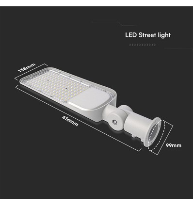 V-Tac 30W LED gadelampe - Samsung LED chip, Ø60mm, IP65, 135lm/w