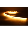1m Badeværelses strip vandtæt - 24V DC, COB LED, 2 meter ledning