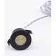 LEDlife Focu38 møbelspot indbygning RA92 - Hul: Ø3,5 cm, Mål: Ø3,8 cm, Sort, 2W, 12V DC