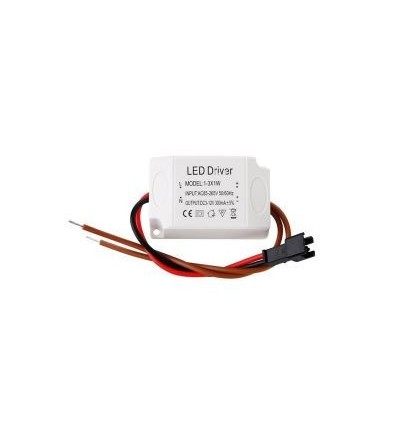 3W dæmpbar driver - 230V input, 300mA